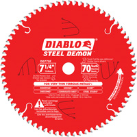 Steel Demon Cutting Saw Blade, 7-1/4", 70 Teeth, Metal Use Nia-Chem Ltd.