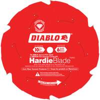 HardieBlade Cutting Saw Blade, 10", 6 Teeth, Fibre Cement Use Nia-Chem Ltd.