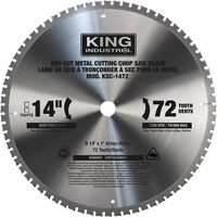 Chop Saw Blade, 14", 72 Teeth, Metal Use Nia-Chem Ltd.