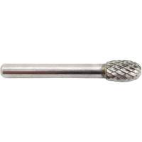 Oval Shape Carbide Shipyard Bur, SE-3, 3/8" Dia., 1/4" Shank, 5/8" Depth of Cut Nia-Chem Ltd.