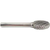 Oval Shape Carbide Shipyard Bur, SE-5, 1/2" Dia., 1/4" Shank, 7/8" Depth of Cut Nia-Chem Ltd.