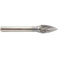 Tree Shape Pointed End Carbide Shipyard Bur, SG-3, 3/8" Dia., 1/4" Shank, 3/4" Depth of Cut Nia-Chem Ltd.
