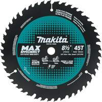 Lame de scie &agrave; onglets &agrave; rendement maximal avec embout carbure, 8-1/2", 45 dents, Pour Bois Nia-Chem Ltd.