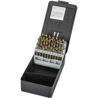 Jeu de forets robustes pour machine-outil, 26 morceaux, Acier rapide au cobalt Nia-Chem Ltd.