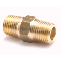 Hex Pipe Nipples, Brass, 1/8", Standard Nia-Chem Ltd.