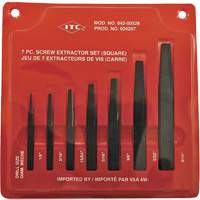 ISE-7 7-Piece Square Screw Extractor Set, For Screw Size 1/8" - 9/16" Nia-Chem Ltd.
