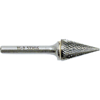 Fraise conique M4-D JET-KUT, 3/8" dia., 1/4" Tige, 5/8" Prof. de la coupe Nia-Chem Ltd.