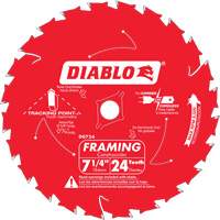 Framing Saw Blade, 7-1/4", 24 Teeth, Wood Use Nia-Chem Ltd.