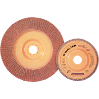 Disque &agrave; lamelles Stainless Enduro-Flex, 4-1/2" x 7/8", Type 27, Grain 40, Alumine de zirconium Nia-Chem Ltd.