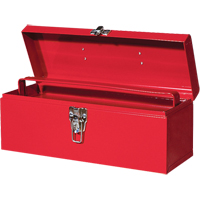 ATB100 Portable Tool Box with Metal Tool Tray, 6" D x 16" W x 6-1/2" H, Red Nia-Chem Ltd.