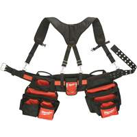 Contractor Work Belt With  Suspension Rig, Nylon, Black Nia-Chem Ltd.
