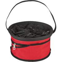 Sac range-tout style parachute, 11-4/5" lo x 11-4/5" la x 11" h, Nylon, Noir/Rouge Nia-Chem Ltd.