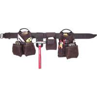 Deluxe Contractor's Tool Belt, Leather, Tan Nia-Chem Ltd.