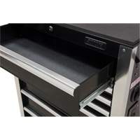Heavy-Duty Tool Cart, 7 Drawers, 28" W x 22" D x 42-3/8" H, Black Nia-Chem Ltd.