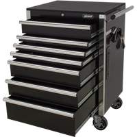 Heavy-Duty Tool Cart, 7 Drawers, 28" W x 22" D x 42-3/8" H, Black Nia-Chem Ltd.