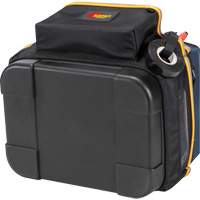 Molded Base Electrical/HVAC Tool Carrier, Ballistic Polyester, 20 Pockets, Black/Blue Nia-Chem Ltd.