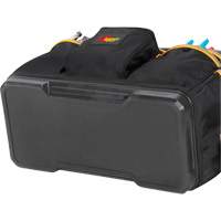 Molded Base Contractor's Closed-Top Tool Bag, Ballistic Polyester, 29 Pockets, Black/Blue Nia-Chem Ltd.