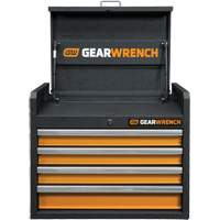 Coffre &agrave; outils de s&eacute;rie GSX, 26" la, 4 tiroirs, Noir/Orange Nia-Chem Ltd.