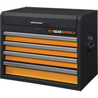 Coffre &agrave; outils de s&eacute;rie GSX, 26" la, 4 tiroirs, Noir/Orange Nia-Chem Ltd.