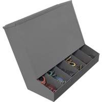 Distributeur aliment&eacute; par gravit&eacute; avec couvercle Nia-Chem Ltd.