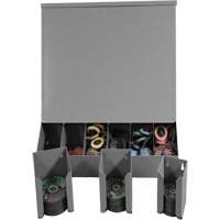 Distributeur aliment&eacute; par gravit&eacute; avec couvercle Nia-Chem Ltd.