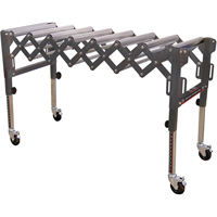Extendable & Flexible Conveyor Roller Tables, 20" W x 52" L, 300 lbs. per lin. Ft. Capacity TEX194 | Nia-Chem Ltd.