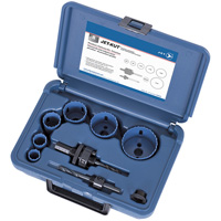 Premium Plumber's Holesaw Kit, 8 Pieces Nia-Chem Ltd.