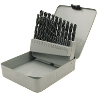 JET-KUT&reg; Black Oxide Drill Bit Set, 29 Pieces, High Speed Steel Nia-Chem Ltd.