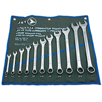 11-Piece SAE Raised Panel Combination Wrench Set, Combination, 11 Pieces, Imperial Nia-Chem Ltd.