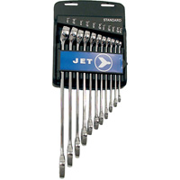Fully Polished Long Pattern Combination Wrench Set, Combination, 11 Pieces, Imperial Nia-Chem Ltd.