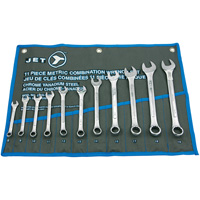 Raised Panel Combination Wrench Set, Combination, 11 Pieces, Metric Nia-Chem Ltd.