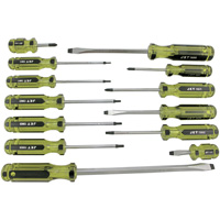 JHMSS-13 Jumbo Handle Mechanic's Screwdriver Set, 13 Pcs., Magnetic Nia-Chem Ltd.