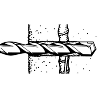 Coupe-barres d'armature rotatifs, 3/8", Tige SDS-Plus, Carbure Nia-Chem Ltd.