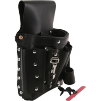 Extra-Capacity Tool Pouches, Multiple Tool Holder, Leather, 8 Pockets Nia-Chem Ltd.