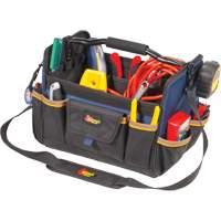 Open Top 14" Soft Side Tool Boxes, Polyester, 21 Pockets, Beige Nia-Chem Ltd.