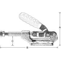Straight Line Hold Down Clamps, 600 lbs. Clamping Force Nia-Chem Ltd.