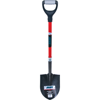 Heavy-Duty Round Point Shovel, Carbon Steel Blade, Fibreglass, D-Grip Handle Nia-Chem Ltd.
