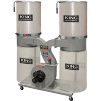 Dust Collectors with 2 Canister Filters, 55-1/2" x 23" x 70" Nia-Chem Ltd.