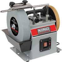 Wet/Dry Sharpener, 10" Wheel Diameter, 1/4 HP, 115 RPM Nia-Chem Ltd.