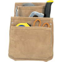 Drywall Pouches, Multiple Tool Holder, Leather, 3 Pockets Nia-Chem Ltd.