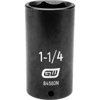 SAE Socket, Impact, 1-1/4", 1/2" Drive, 6 Points, Deep Nia-Chem Ltd.