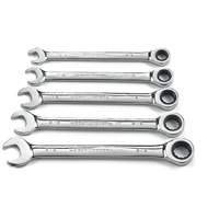 72-Tooth 12 Point Ratcheting SAE Wrench Set, Combination, 5 Pieces, Imperial Nia-Chem Ltd.