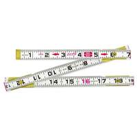 R&egrave;gle Red End, 2 m lo, Bois, Graduations de 1 mm Nia-Chem Ltd.