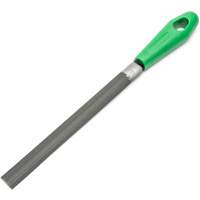 Double Cut File with Green Handle, Half Round, 8", Bastard Nia-Chem Ltd.
