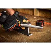 Double Cut File with Green Handle, Half Round, 8", Bastard Nia-Chem Ltd.