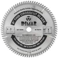 Industrial Saw Blade - Crosscut Thin Kerf, 8", 80 Teeth, Wood Use Nia-Chem Ltd.
