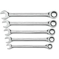 72-Tooth 12 Point Ratcheting Wrench Set, Combination, 5 Pieces, Metric Nia-Chem Ltd.