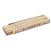 R&egrave;gle Red End avec deux rallonges de r&egrave;gle &agrave; glissi&egrave;re de 6", 6' lo, Bois, Graduations de 1/16" Nia-Chem Ltd.