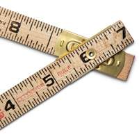 R&egrave;gle pliante, 6' lo, Bois, Graduations de 1/16" Nia-Chem Ltd.