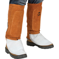 Leather Spats, 14" L, Lava Brown Nia-Chem Ltd.